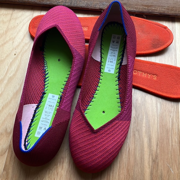Pink rothys 8.5. Like new. - Picture 4 of 4